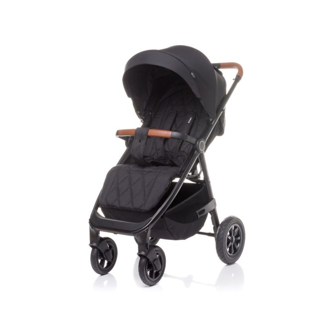 Carucior sport cu roti gonflabile (max. 22 Kg) 4Baby STINGER AIR Negru PMIC4BABY-957114
