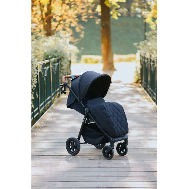 Carucior sport cu roti gonflabile (max. 22 Kg) 4Baby STINGER AIR Negru PMIC4BABY-957114
