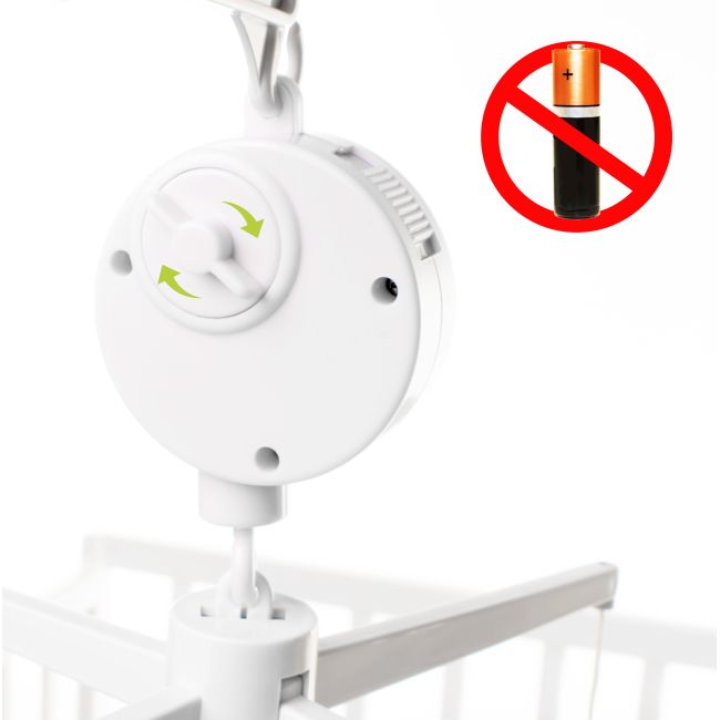 Carusel cu melodii 4Baby MUSICAL MOBILE Vulpi Maro/Bej F08 PMIC4BABY-957879