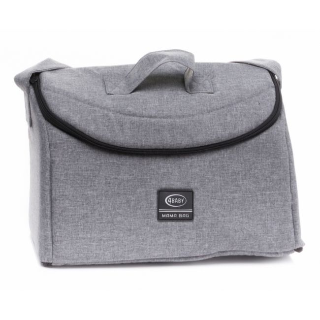 Geanta mamicii pentru carucior 4Baby MAMMA BAG Gri Melange PMIC4BABY-958340