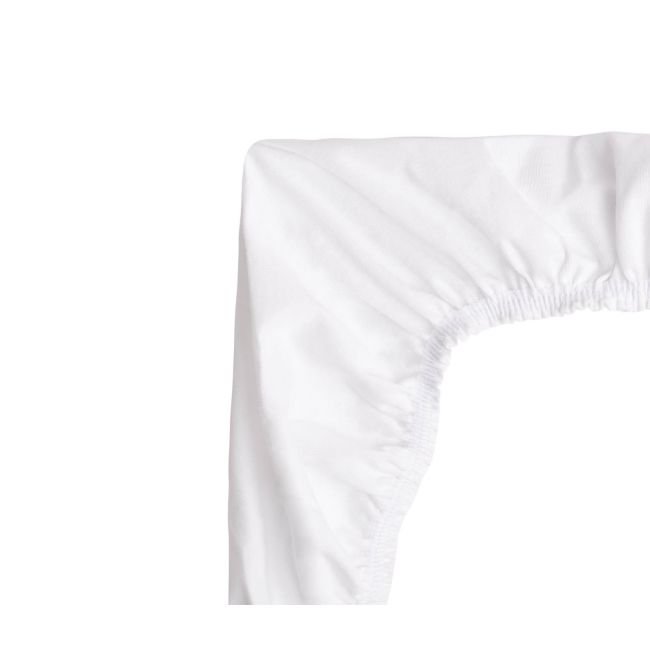 Husa impermeabila jersey pentru salteaua de landou 75x35 cm Sensillo Alba PMICSILLO-2170