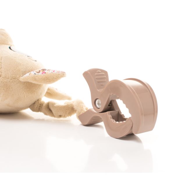 Jucarie de plus pentru carucior/patut 4Baby SQUEEZE Vulpi Maro/Bej PMIC4BABY-957930
