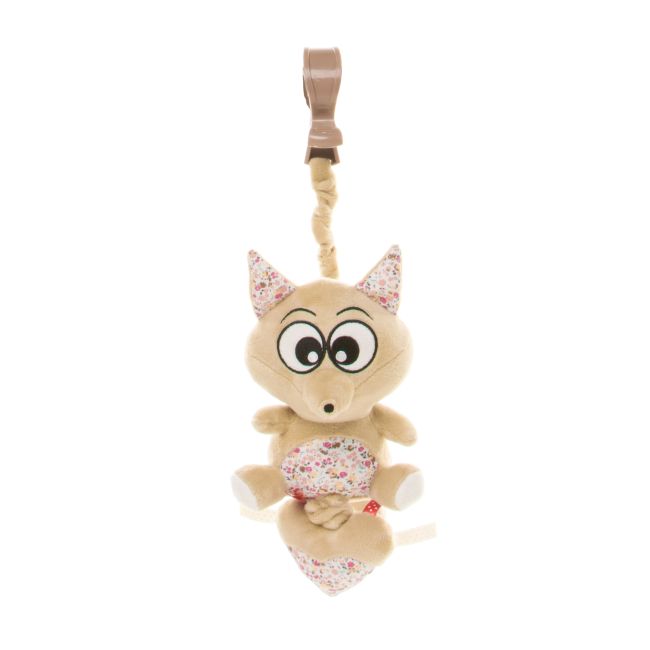 Jucarie muzicala 4Baby MUSIC TOY Vulpi Maro/Bej PMIC4BABY-957954