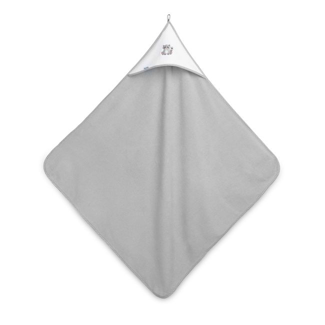 Prosop de baie cu gluga 100x100cm Sensillo Gri/Raton PMICSILLO-41653