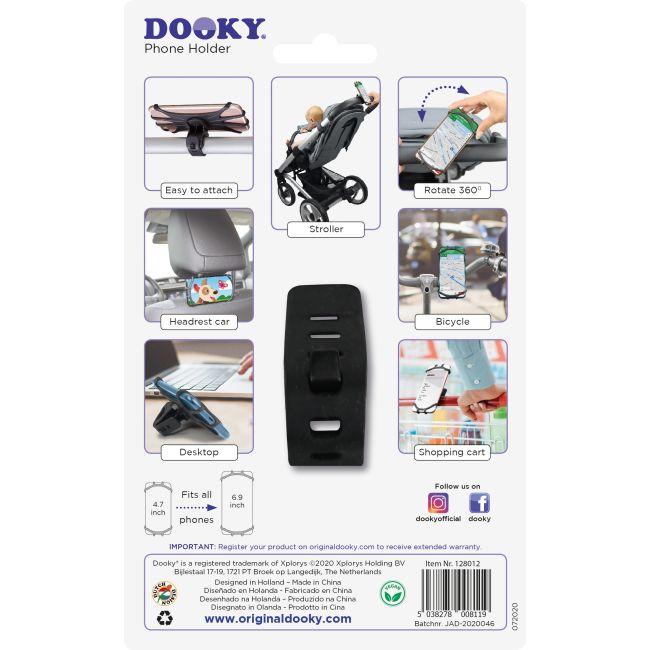 Suport universal pentru telefon Dooky Menta PMICDOOKY-128012