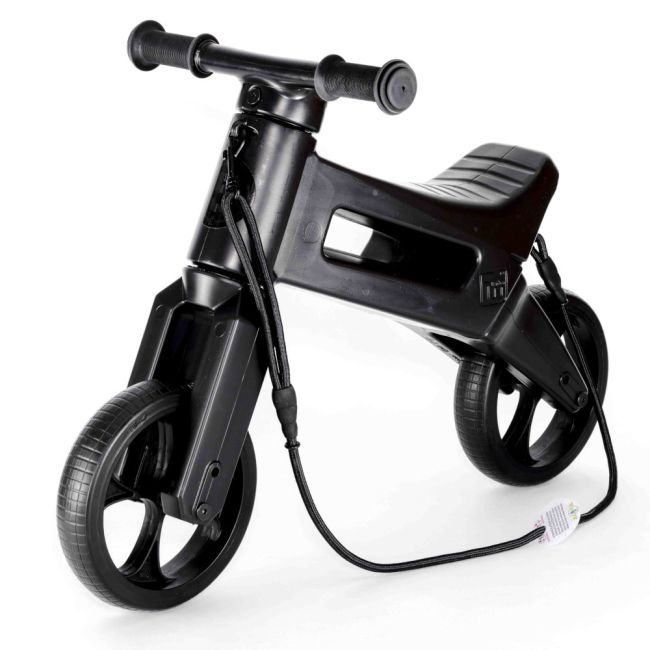 Bicicleta fara pedale Funny Wheels Rider SuperSport 2 in 1 All-Black Limited PMICFW-516354