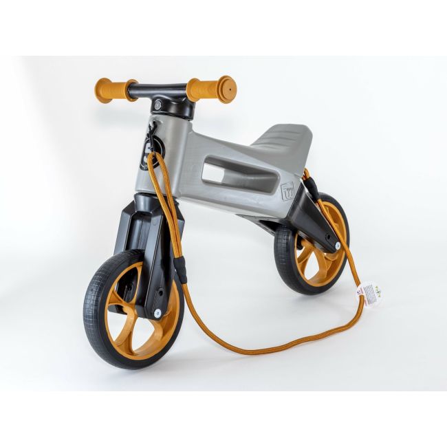 Bicicleta fara pedale Funny Wheels Rider SuperSport 2 in 1 Matte Grey PMICFW-517429