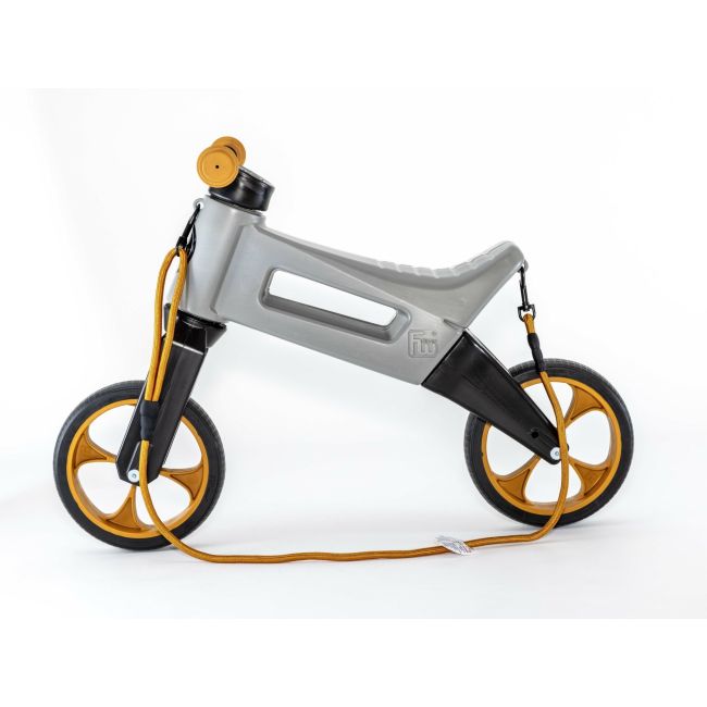 Bicicleta fara pedale Funny Wheels Rider SuperSport 2 in 1 Matte Grey PMICFW-517429