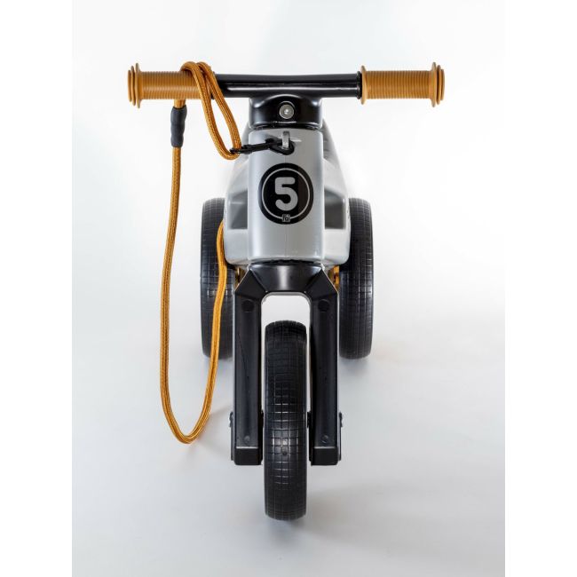 Bicicleta fara pedale Funny Wheels Rider SuperSport 2 in 1 Matte Grey PMICFW-517429
