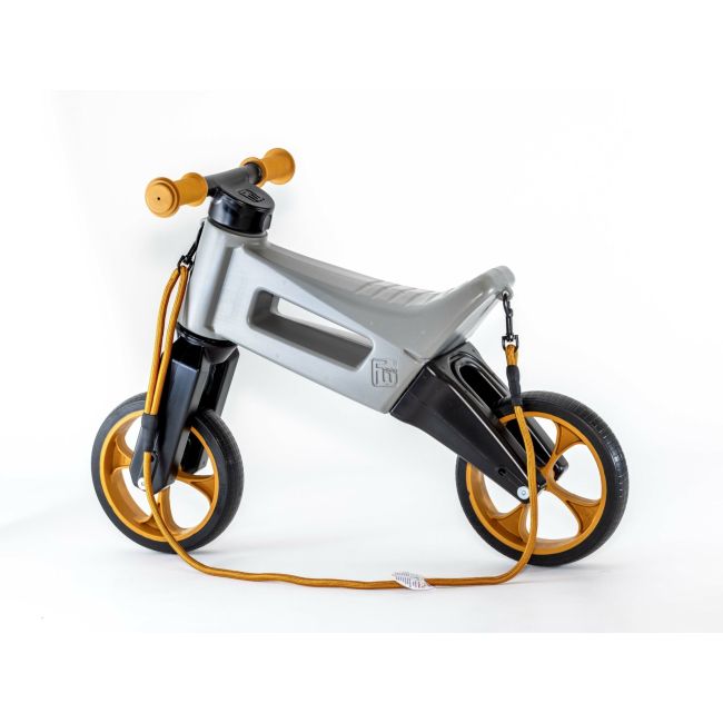 Bicicleta fara pedale Funny Wheels Rider SuperSport 2 in 1 Matte Grey PMICFW-517429