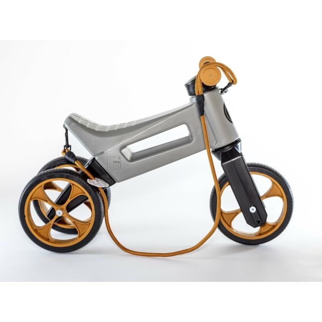 Bicicleta fara pedale Funny Wheels Rider SuperSport 2 in 1 Matte Grey PMICFW-517429