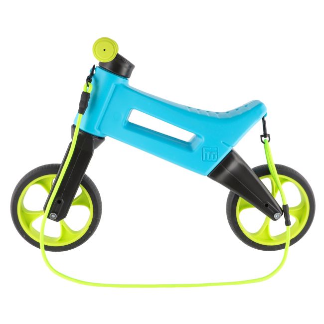 Bicicleta fara pedale Funny Wheels Rider SuperSport YETTI 3 in 1 Blue/Lime PMIC8595557516569