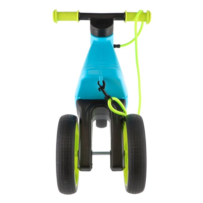 Bicicleta fara pedale Funny Wheels Rider SuperSport YETTI 3 in 1 Blue/Lime PMIC8595557516569