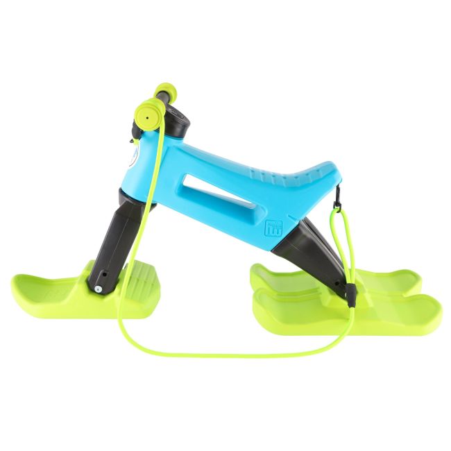 Bicicleta fara pedale Funny Wheels Rider SuperSport YETTI 3 in 1 Blue/Lime PMIC8595557516569