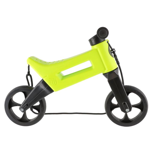 Bicicleta fara pedale Funny Wheels Rider SuperSport YETTI 3 in 1 Lime/Black PMIC8595557516576
