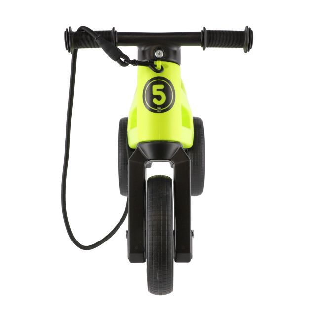 Bicicleta fara pedale Funny Wheels Rider SuperSport YETTI 3 in 1 Lime/Black PMIC8595557516576