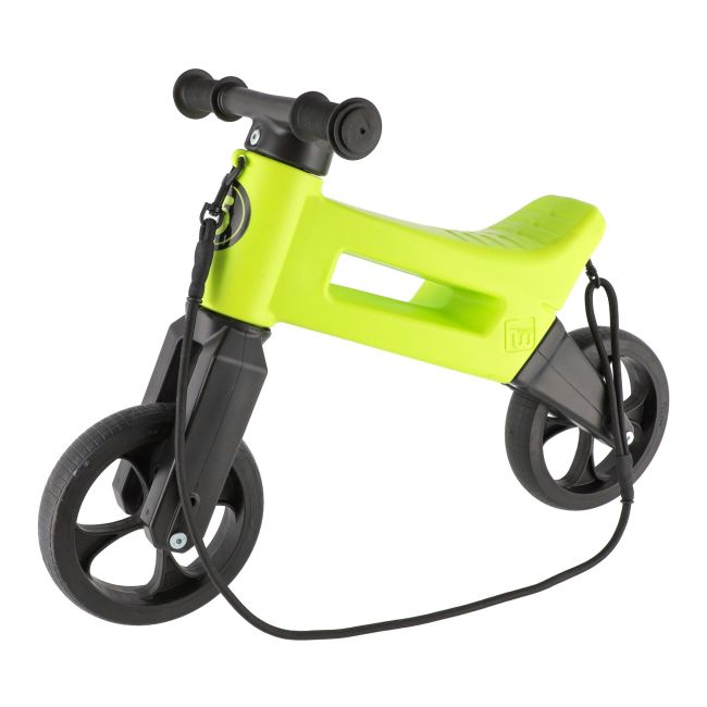 Bicicleta fara pedale Funny Wheels Rider SuperSport YETTI 3 in 1 Lime/Black PMIC8595557516576