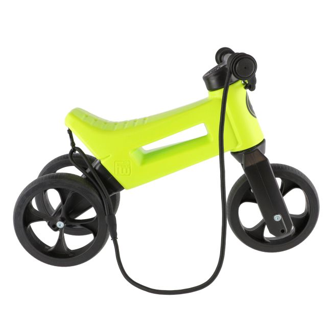 Bicicleta fara pedale Funny Wheels Rider SuperSport YETTI 3 in 1 Lime/Black PMIC8595557516576
