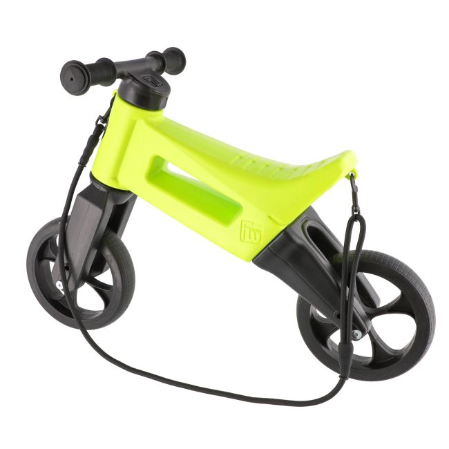 Bicicleta fara pedale Funny Wheels Rider SuperSport YETTI 3 in 1 Lime/Black PMIC8595557516576