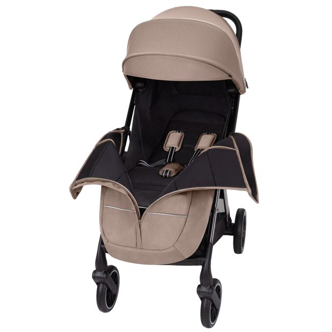 Carucior sport (max. 22 Kg) cu roti de cauciuc, pliere automata, protectie UV 50, Carrello DELTA Wheat Beige PMICCRL-5517-BEIGE