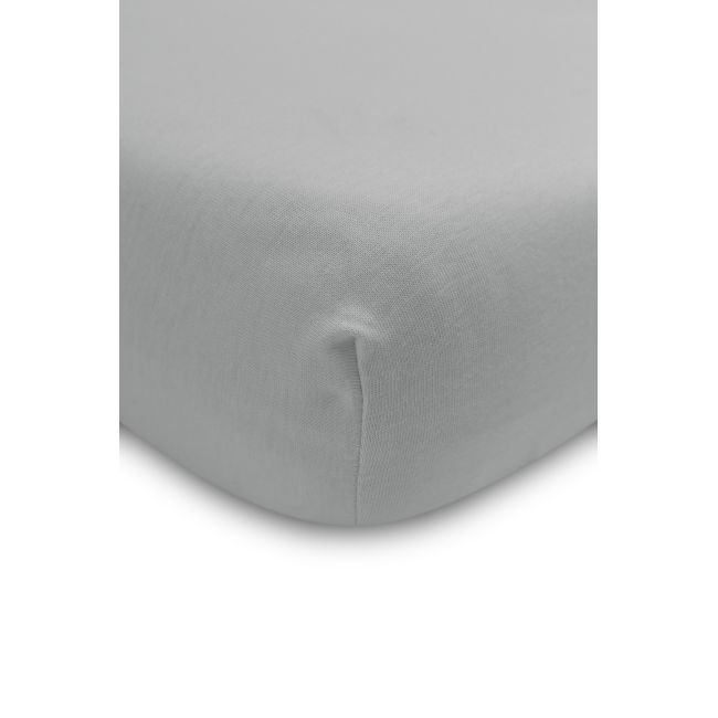 Cearsaf cu elastic din vascoza de bambus Sensillo 140x70 cm Gri PMICSILLO-2114