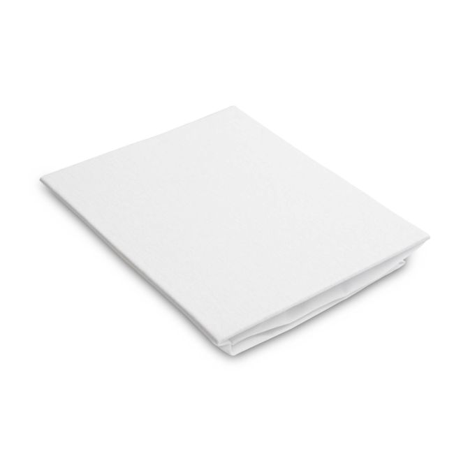 Cearsaf de bumbac jersey cu elastic Sensillo 90x40 cm Alb PMICSILLO-22190