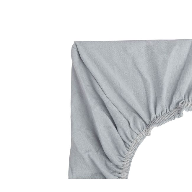 Cearsaf de bumbac jersey cu elastic Sensillo 90x40 cm Gri PMICSILLO-22191