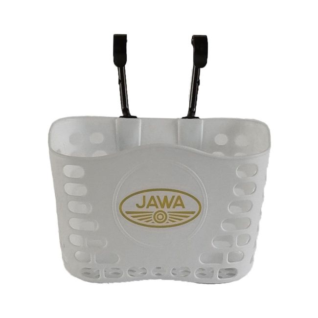 Cosulet pentru ghidonul bicicletelor Funny Wheels Rider SuperSport JAWA WHITE Alb PMICFWR-BSK.JAWAW