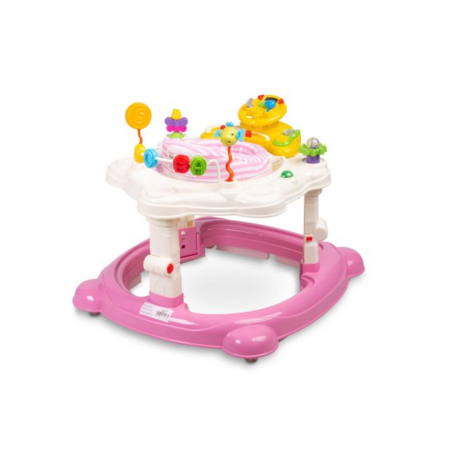 Premergator, jumper si leagan pentru bebelusi max. 12 Kg Toyz HIPHOP 360° Roz PMICTOYZ-2047