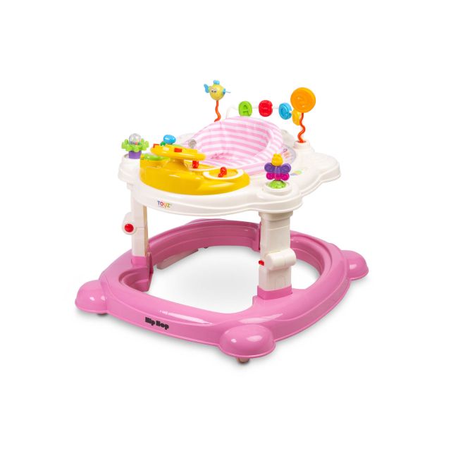 Premergator, jumper si leagan pentru bebelusi max. 12 Kg Toyz HIPHOP 360° Roz PMICTOYZ-2047