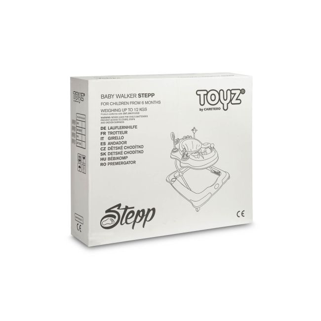 Premergator cu scaun rotativ 360° maxim 12 Kg Toyz STEPP Gri PMICTOYZ-2039