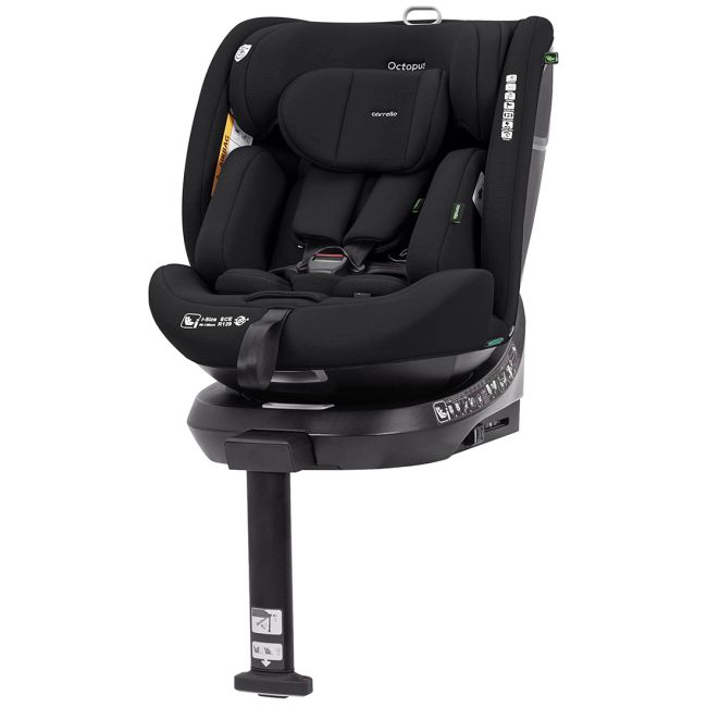 Scaun auto rotativ 360° SPS Carrello OCTOPUS i-SIZE 40-150 cm ISOFIX Midnight Black PMICCRL-16002-BLACK