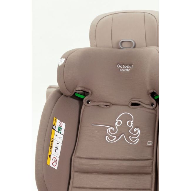 Scaun auto rotativ 360° SPS Carrello OCTOPUS i-SIZE 40-150 cm ISOFIX Sandstone Beige PMICCRL-16002-BEIGE