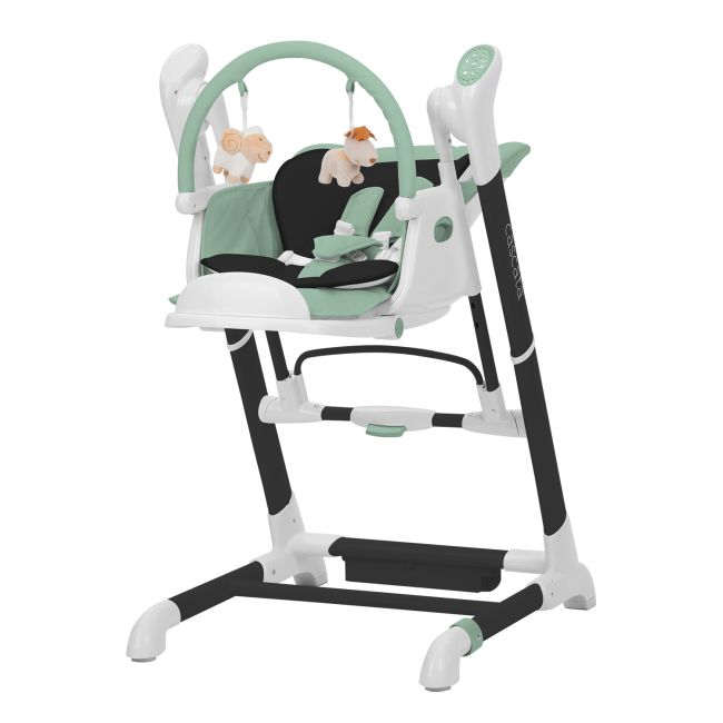 Scaun de masa si leagan electric controlabil prin aplicatie pe mobil Carrello CASCATA (CRL-10303/1) Tropical Green PMICCRL-10303/364