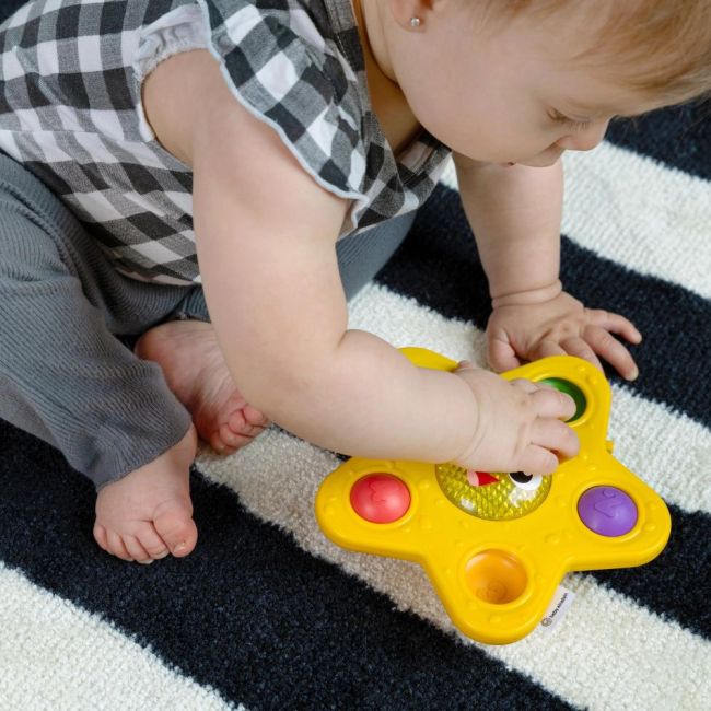 Baby einstein - jucarie senzoriala luminoasa ocean explorers pop & glow starfish bbb16708