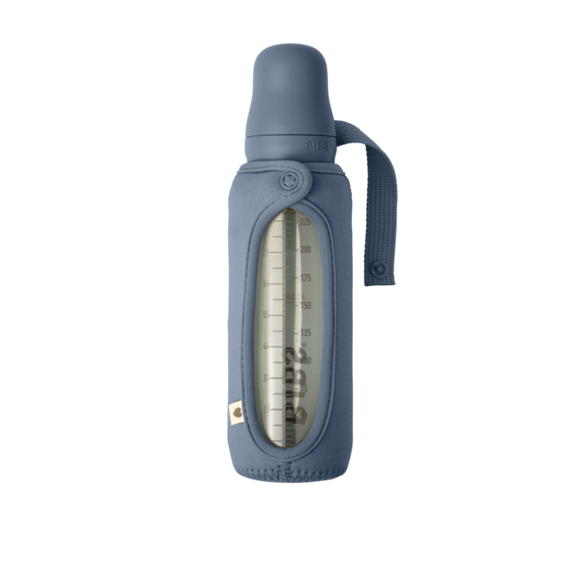 Bibs - husa pentru biberonul din sticla 225 ml, petrol bbb9413260