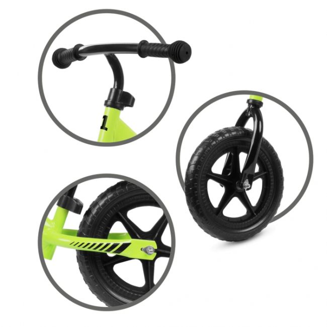 Bicicleta fara pedale kidwell rebel green edeedirobireb13a0