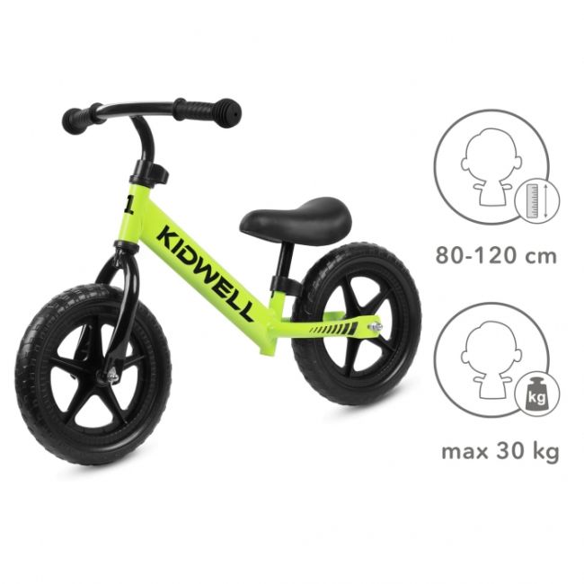 Bicicleta fara pedale kidwell rebel green edeedirobireb13a0