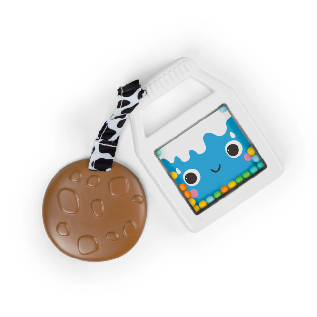 Bright starts - jucarie de dentitie 2 in 1 cu zornaitoare cookies & teethe bbb16705