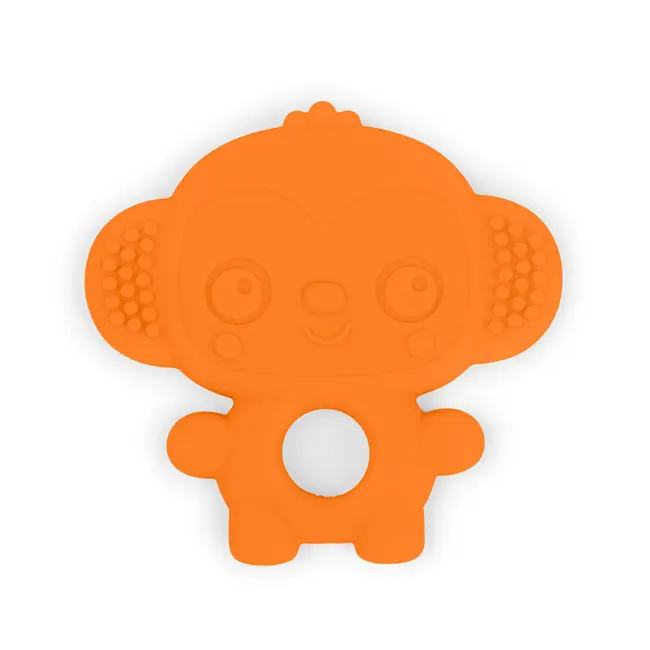 Bright starts - set 3 jucarii de dentitie texturate gummy buddies -  elefant, leu, maimuta bbb13072