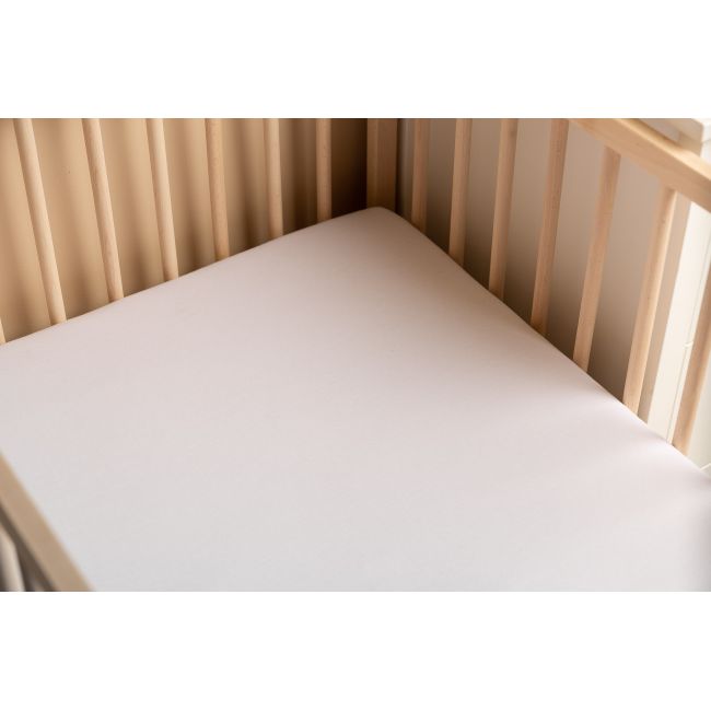 Cearsaf cu elastic din vascoza de bambus Sensillo 140x70 cm Alb PMICSILLO-2113