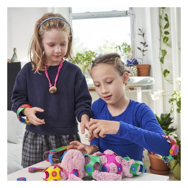 Clixo® joc magnetic de construit - super curcubeu (60 piese)