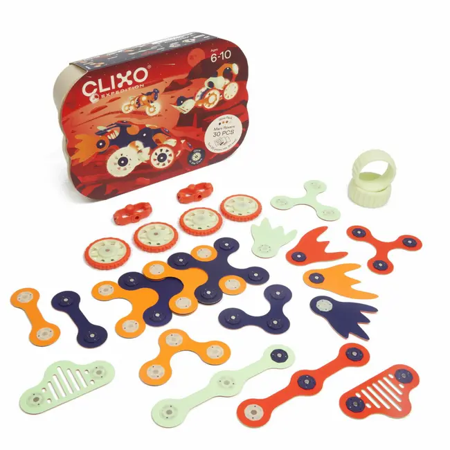 Clixo&reg; joc magnetic de construit - vehicule spatiale ( 30 piese)