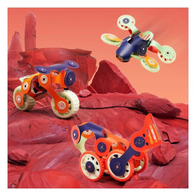 Clixo® joc magnetic de construit - vehicule spatiale ( 30 piese)