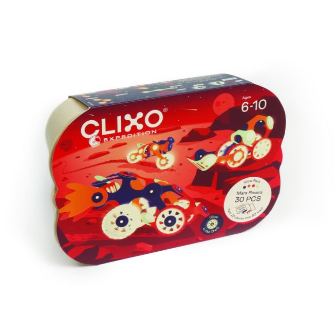 Clixo® joc magnetic de construit - vehicule spatiale ( 30 piese)