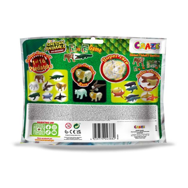 Craze - Figurina elastica mari pradatori ARTCRZ43882