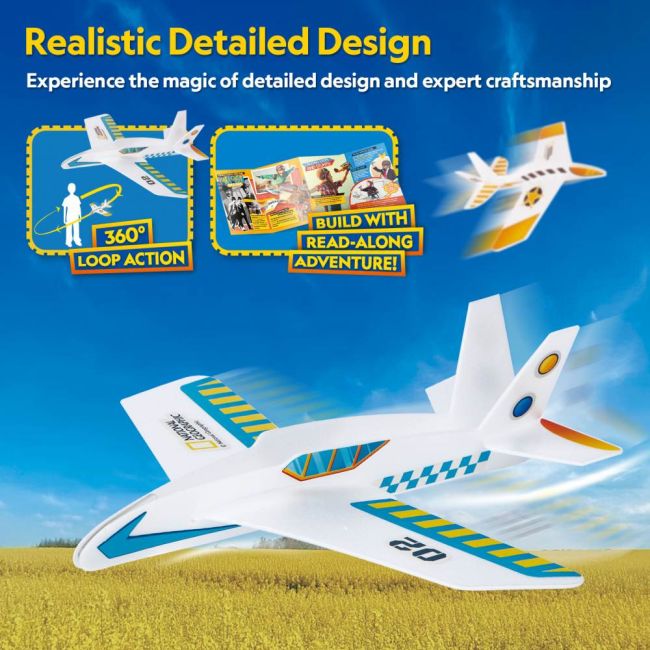 Cubic Fun - Puzzle 3D avioane care se intorc la 360 grade 20 piese ARTCUDS1121h