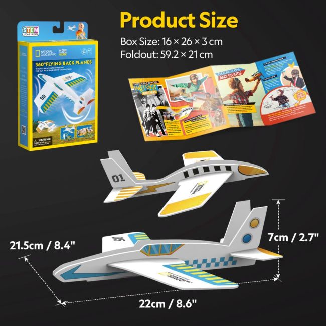 Cubic Fun - Puzzle 3D avioane care se intorc la 360 grade 20 piese ARTCUDS1121h