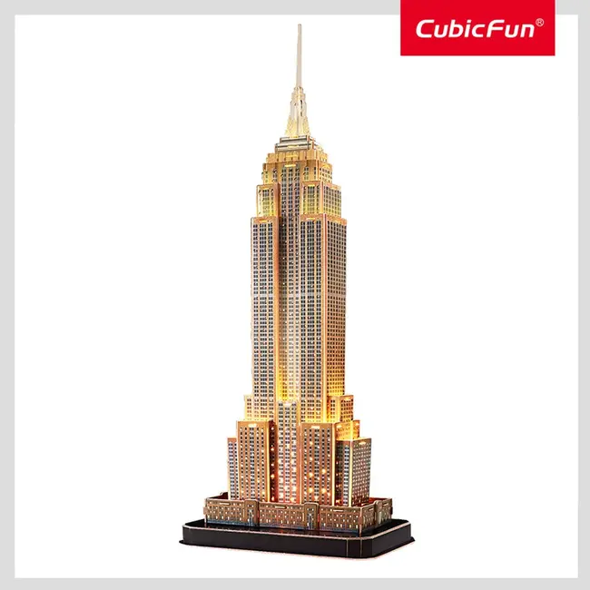 Cubic Fun - Puzzle 3D led Empire State Building 37 piese ARTCUL539h