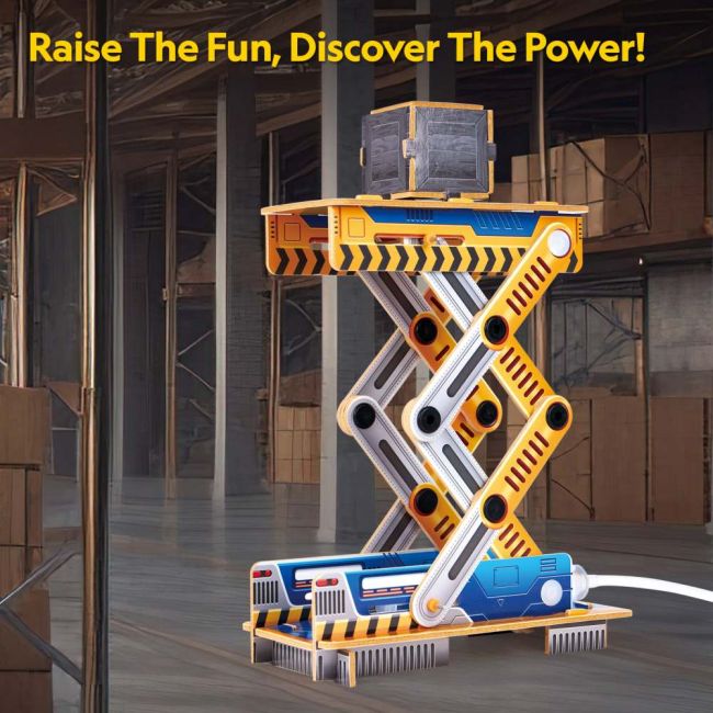 Cubic Fun - Puzzle 3D lift hidraulic 49 piese ARTCUDS1114h